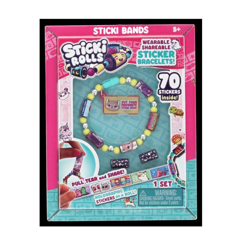 STICKI ROLLS Rokassprādze ar aksesuāriem un uzlīmēm